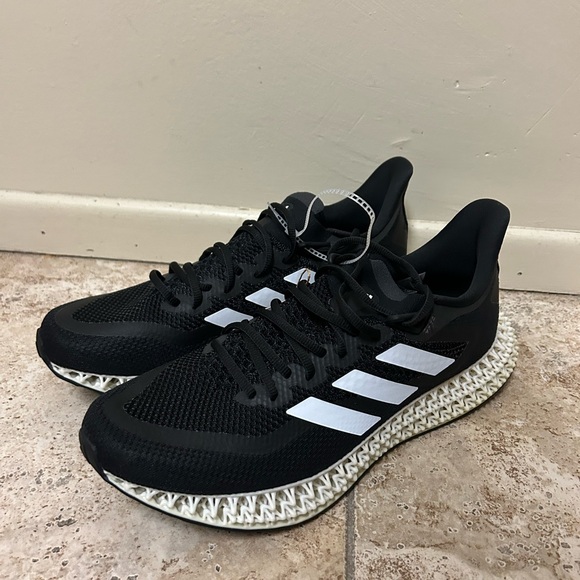 Adidas 4DFWD 2 4D Ultra Mens 12 Running Comfort Shoes Black GX9249 - Picture 1 of 6